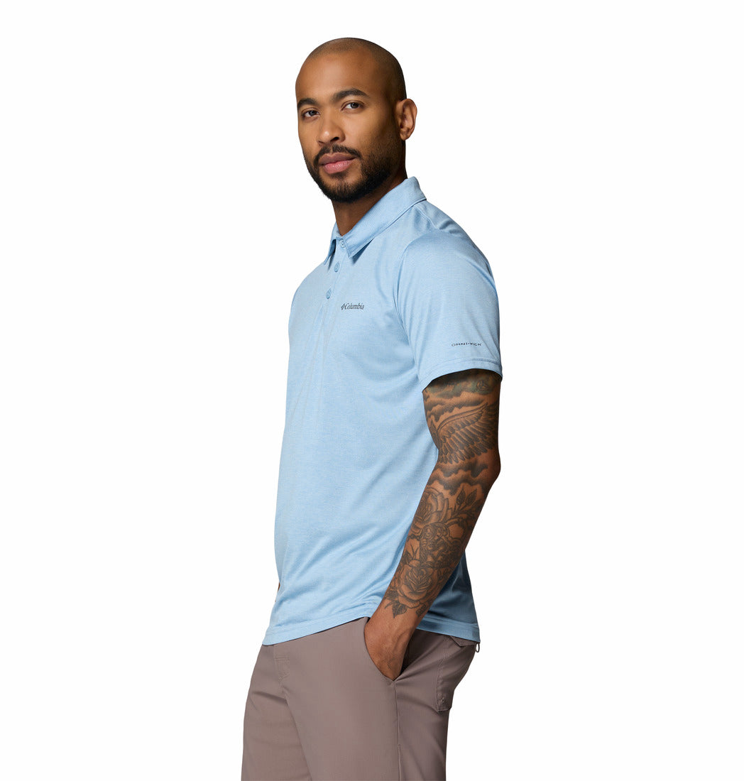 Columbia Hike™ Technical Polo Blue Heather