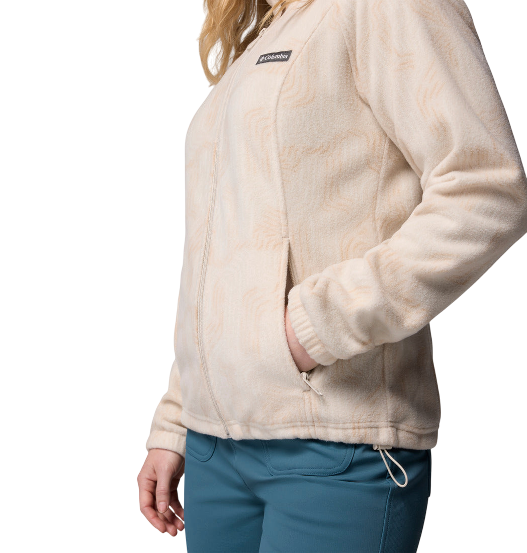 Columbia Women's Benton Springs™ Printed Fleece Jacket Dark Stone
