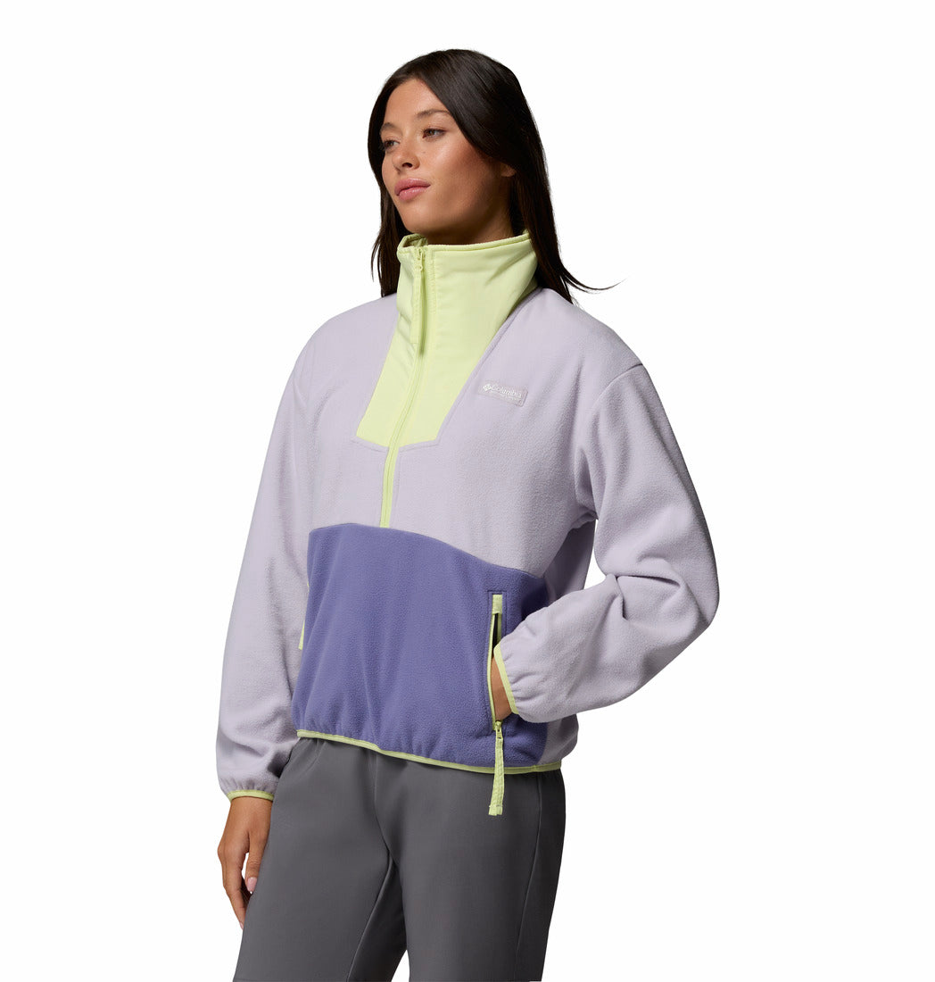 Columbia Women's Sequoia Grove™ Half Zip Fleece Lavender Citron