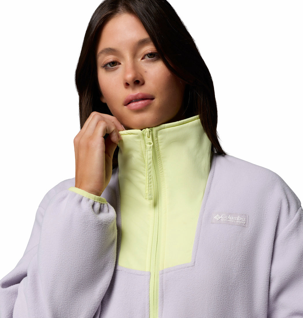 Columbia Women's Sequoia Grove™ Half Zip Fleece Lavender Citron