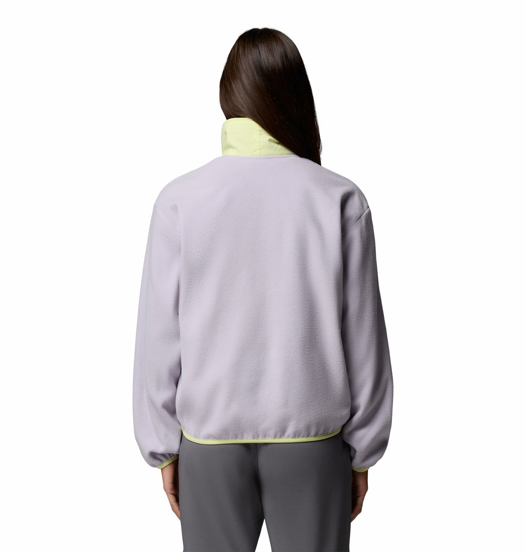 Columbia Women's Sequoia Grove™ Half Zip Fleece Lavender Citron