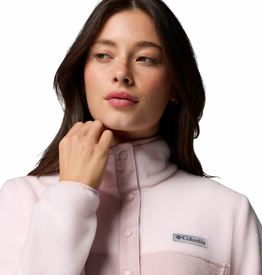 Columbia Women's Benton Springs™ Half Snap Pullover Powder Pink