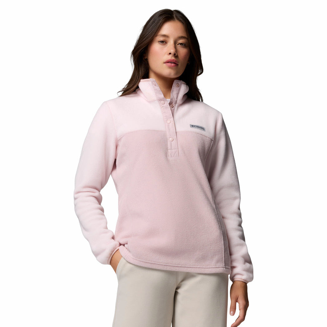 Columbia Women's Benton Springs™ Half Snap Pullover Powder Pink