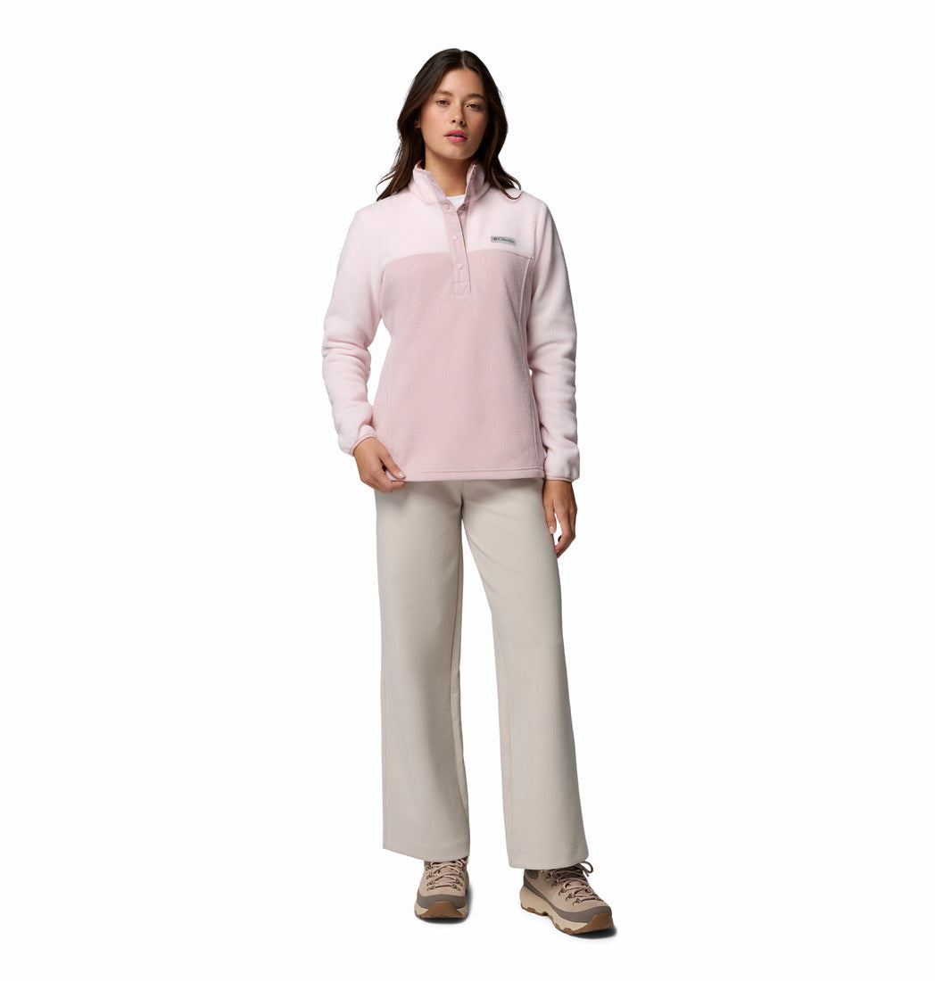 Columbia Women's Benton Springs™ Half Snap Pullover Powder Pink