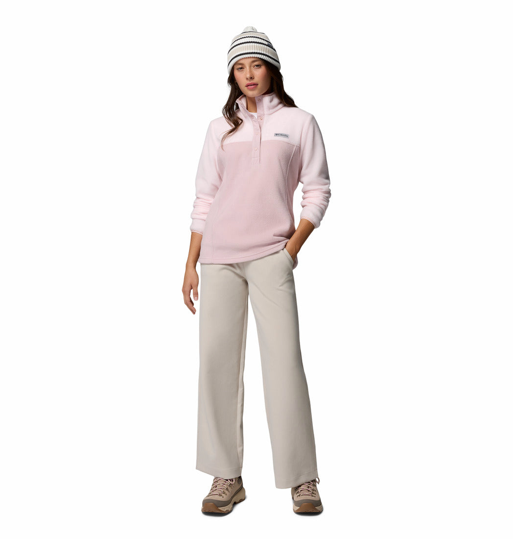 Columbia Women's Benton Springs™ Half Snap Pullover Powder Pink
