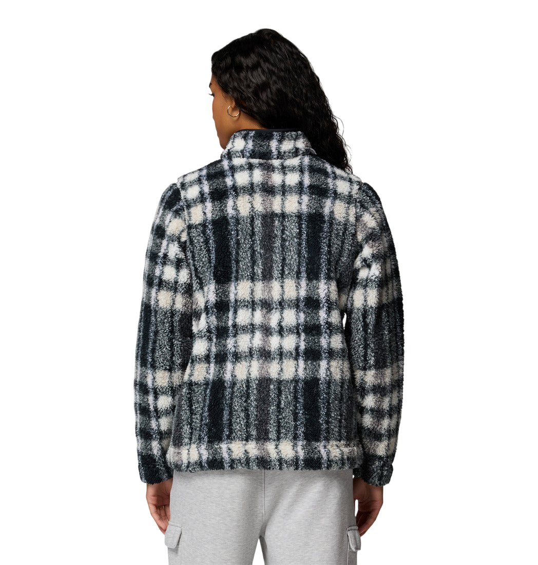 Columbia West Bend™ II Printed Sherpa Jacket Black Herringplaid
