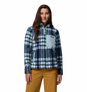 Columbia West Bend™ II Printed Sherpa Jacket Crushed Blue Herringplaid
