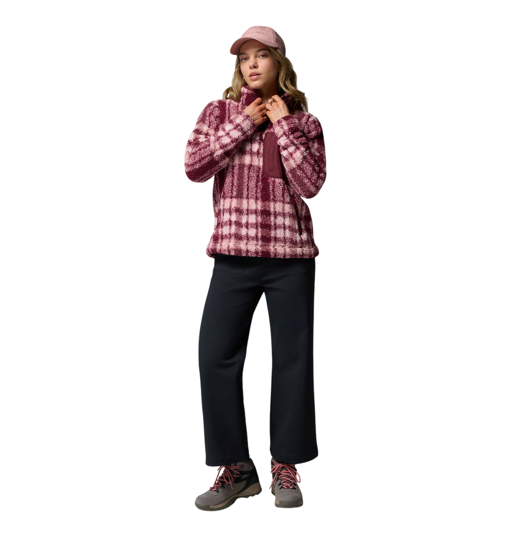 Columbia West Bend™ II Printed Sherpa Jacket Rich Wine