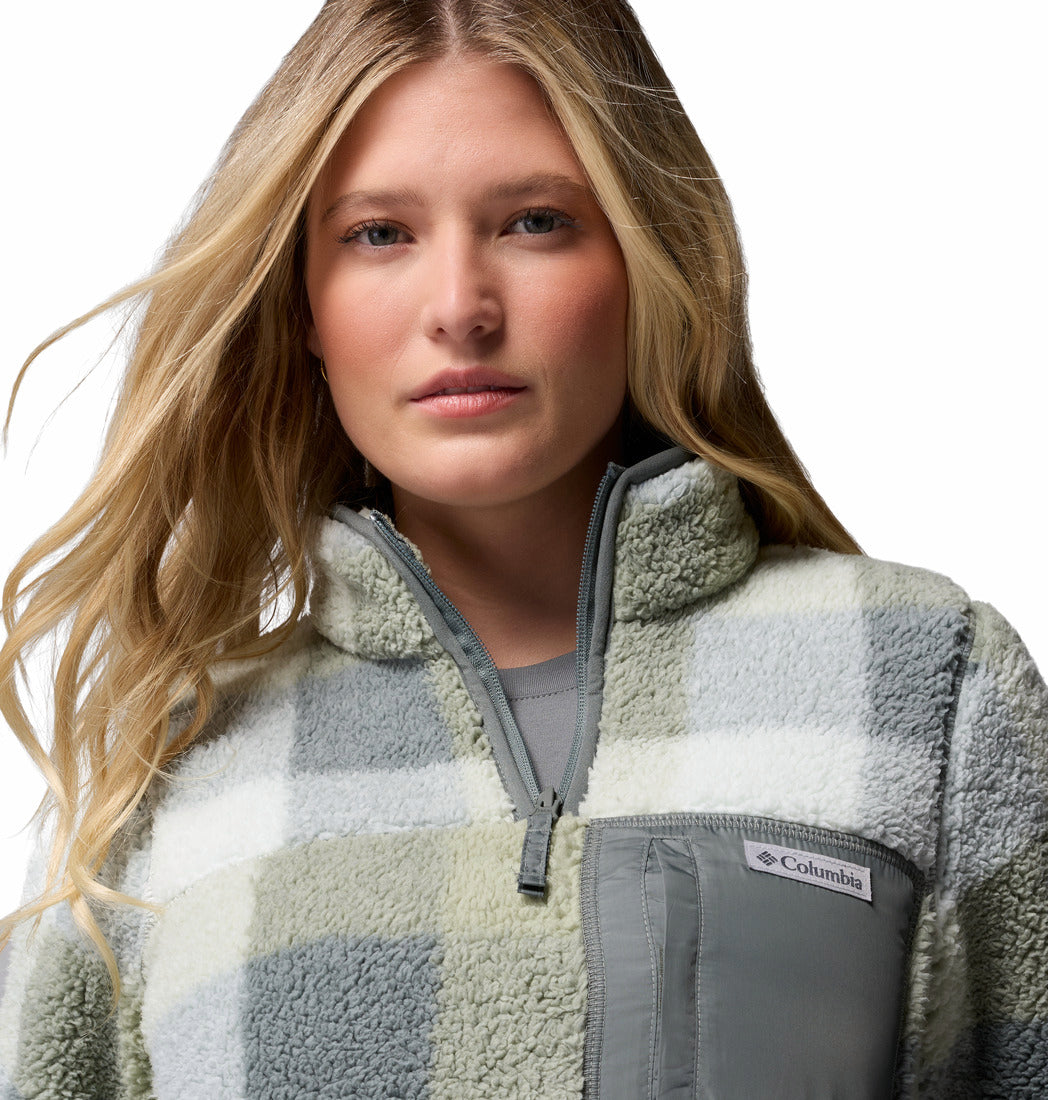 Columbia Women's West Bend™ II Sherpa Half Zip Fleece Sedona Sage