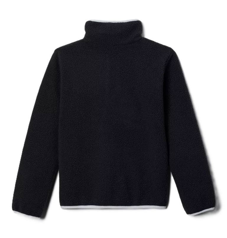 Columbia Youth Helvetia™ Sherpa Half Snap Fleece Black City Grey