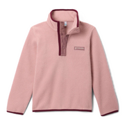 Columbia Youth Helvetia™ Sherpa Half Snap Fleece Eraser Pink