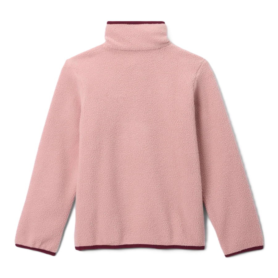 Columbia Youth Helvetia™ Sherpa Half Snap Fleece Eraser Pink