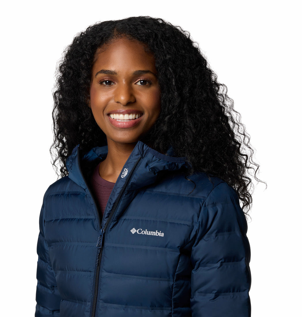 Columbia Women's Lake 22™ II Down Long Hooded Jacket Navy