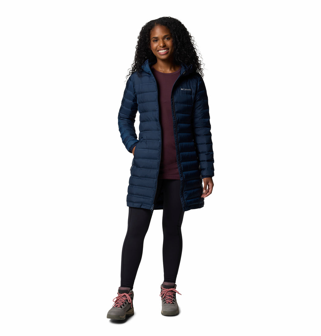 Columbia Women's Lake 22™ II Down Long Hooded Jacket Navy