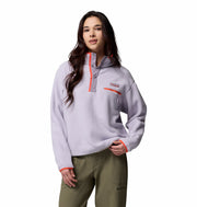Columbia Helvetia™ II Cropped Sherpa Half Snap Fleece Lavender