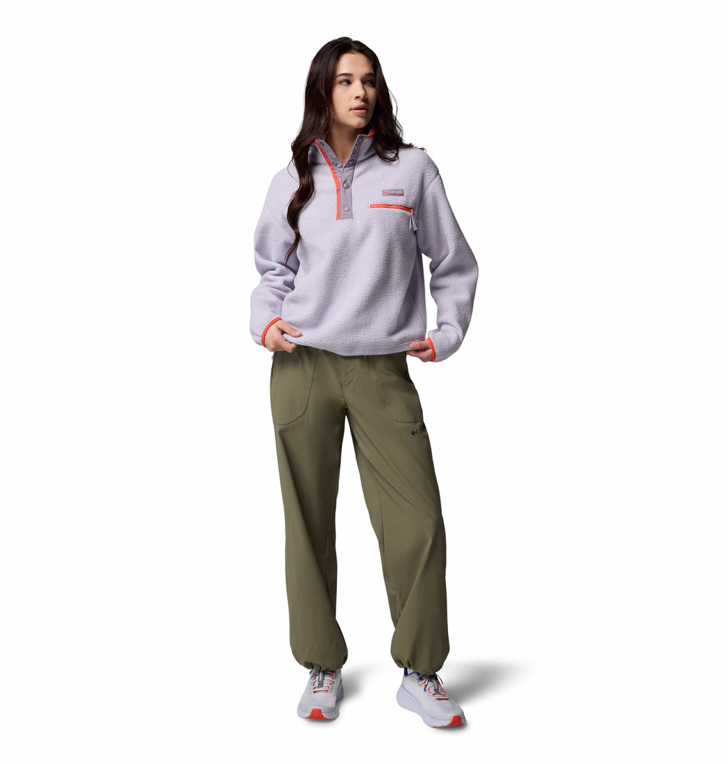 Columbia Helvetia™ II Cropped Sherpa Half Snap Fleece Lavender