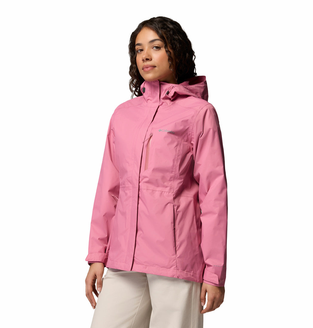Columbia Women's Pouring Adventure™ III Waterproof Hiking Jacket Rosette