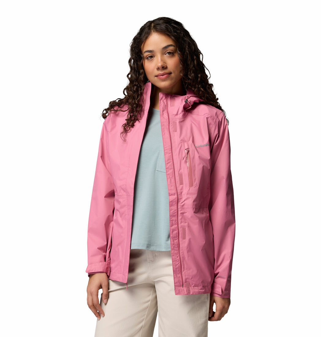 Columbia Women's Pouring Adventure™ III Waterproof Hiking Jacket Rosette