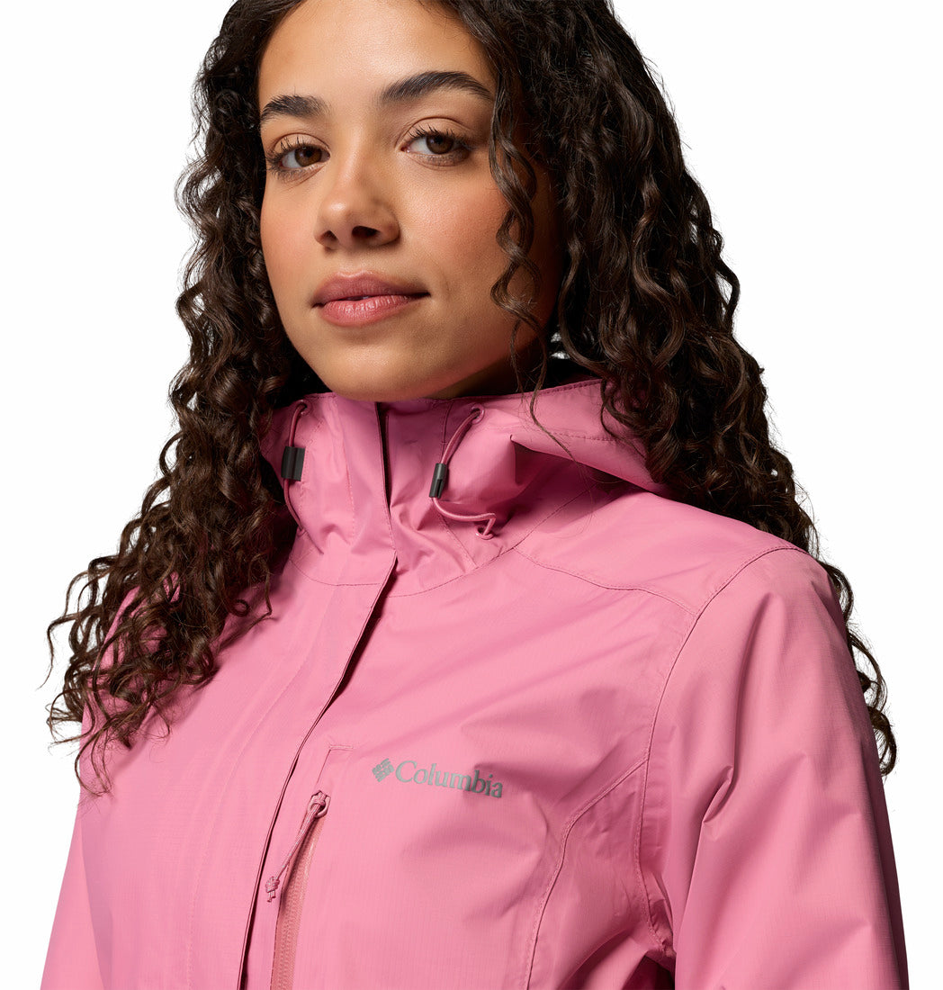 Columbia Women's Pouring Adventure™ III Waterproof Hiking Jacket Rosette