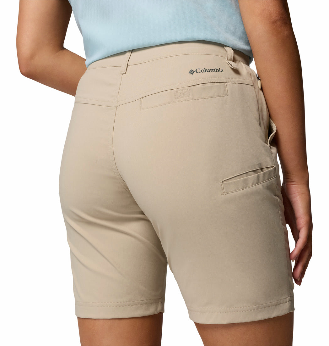 Columbia Women's Leslie Falls™ Long Hiking Shorts II Safari