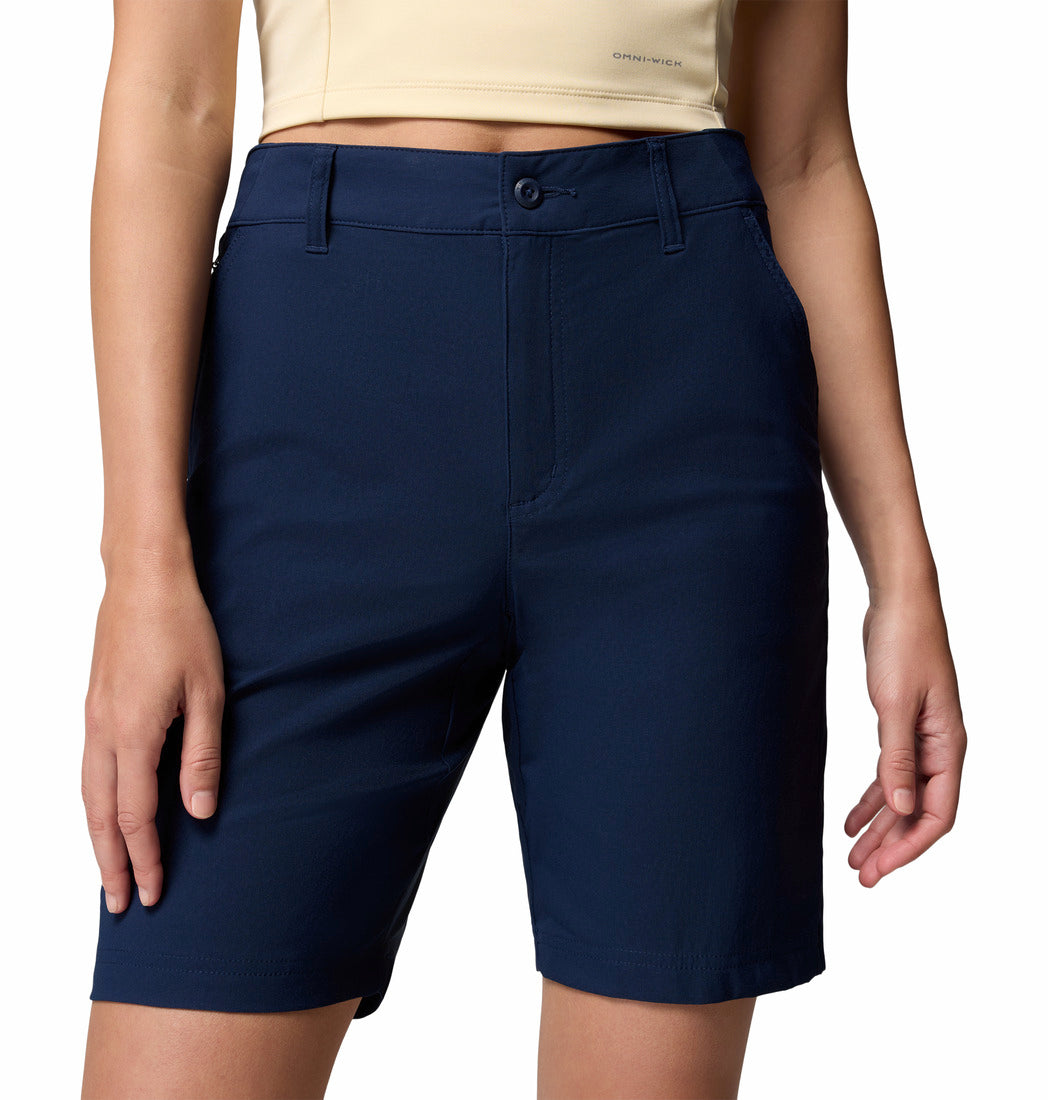 Columbia Women's Leslie Falls™ Long Hiking Shorts II Navy