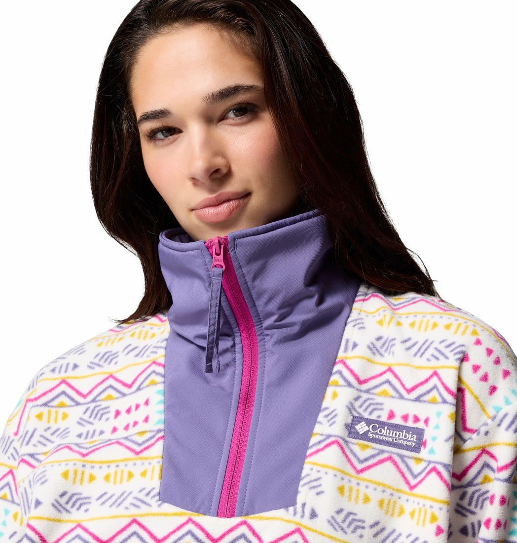 Columbia Women's Sequoia Grove™ Printed Half Zip Fleece Sea Salt