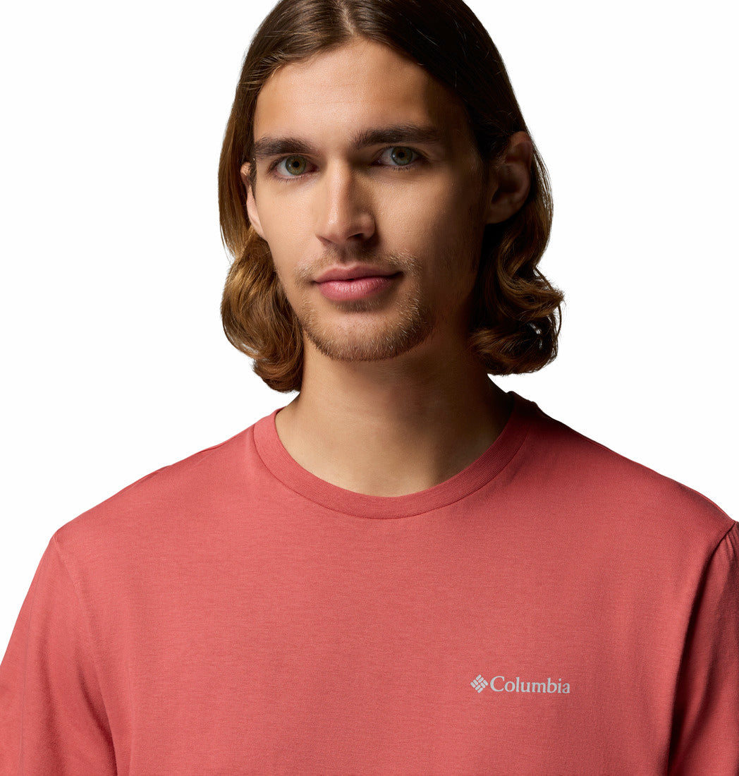 Columbia Organic Cotton T-Shirt Washed Red