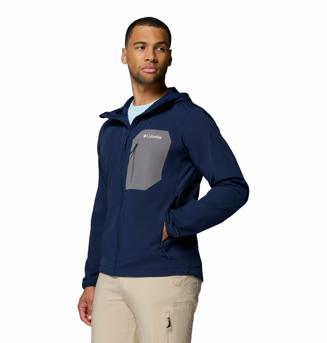 Columbia Tall Heights™ III Hooded Softshell Jacket Navy City Grey