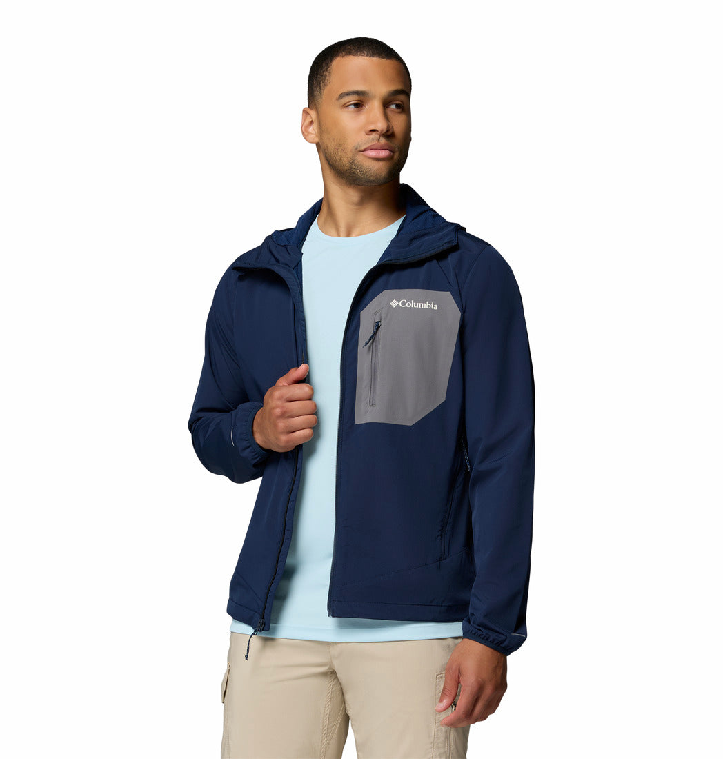 Columbia Tall Heights™ III Hooded Softshell Jacket Navy City Grey