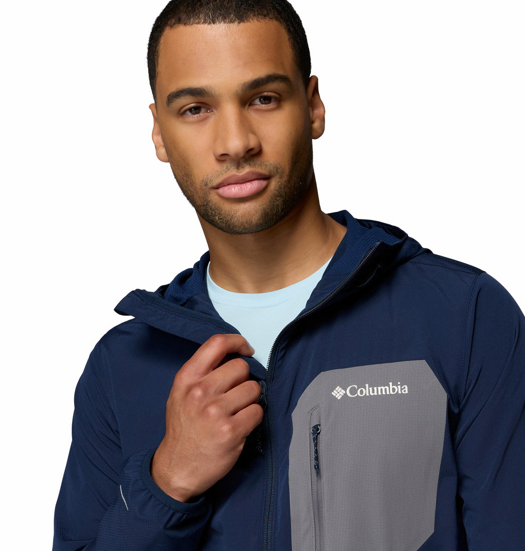 Columbia Tall Heights™ III Hooded Softshell Jacket Navy City Grey