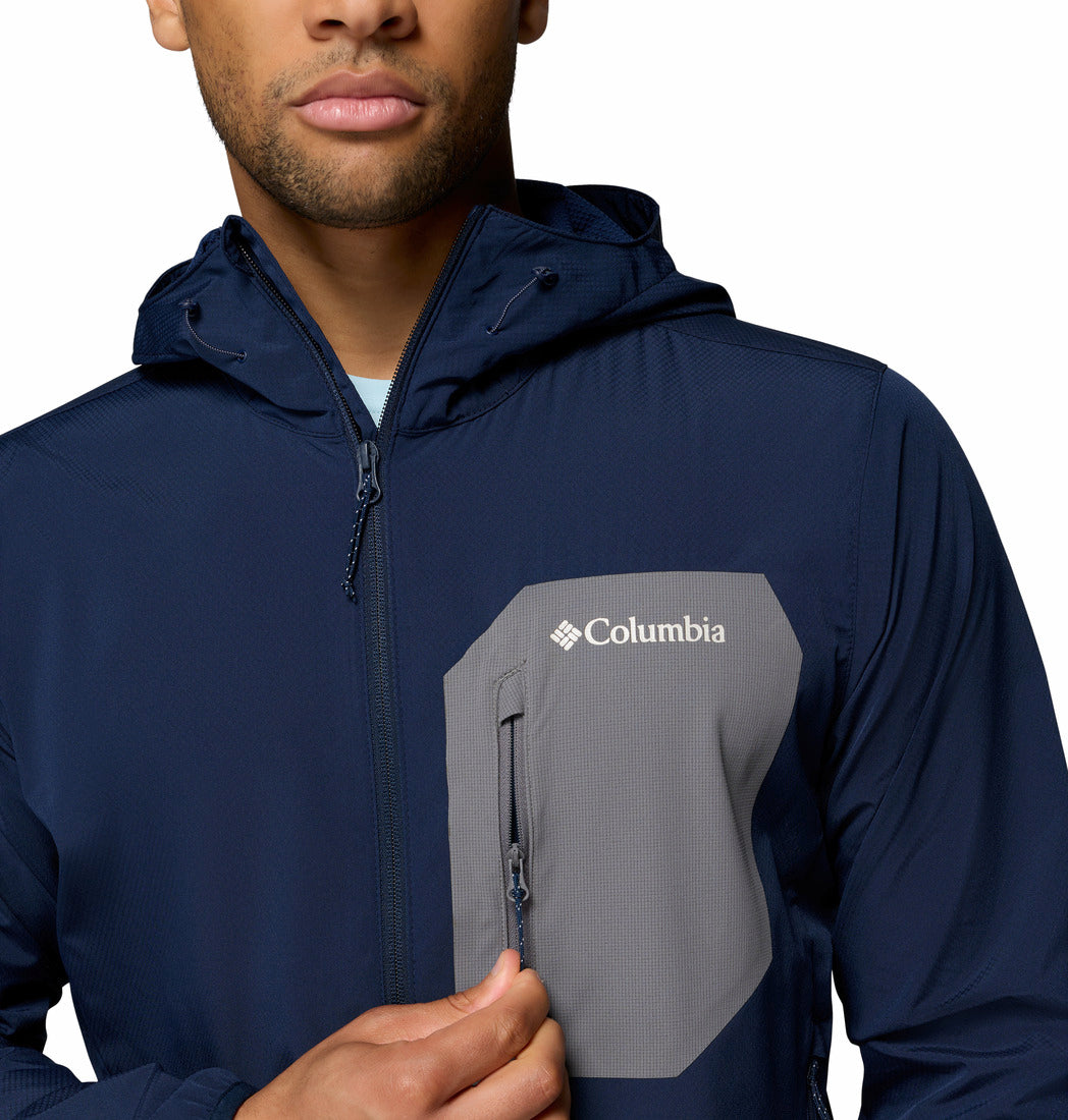 Columbia Tall Heights™ III Hooded Softshell Jacket Navy City Grey