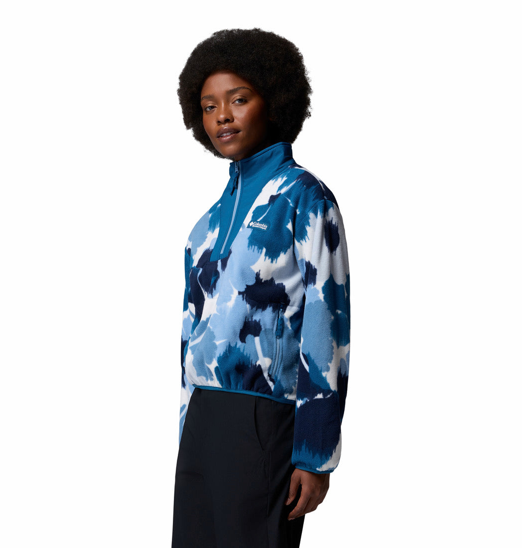 Columbia Women's Sequoia Grove™ II Printed Half Zip Fleece Phoenix Blue