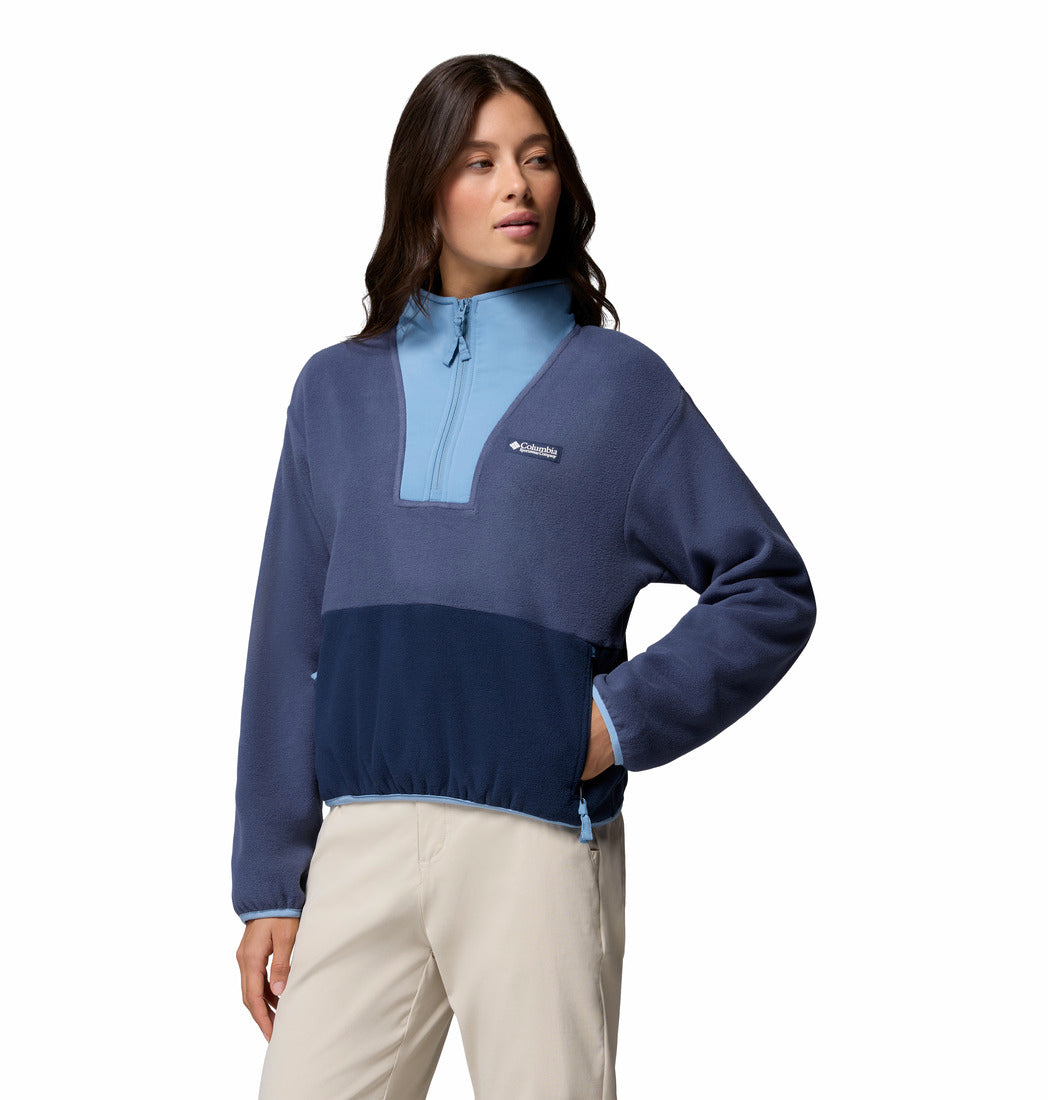 Columbia Women’s Sequoia Grove™ II Half Zip Fleece Navy Rainy Day