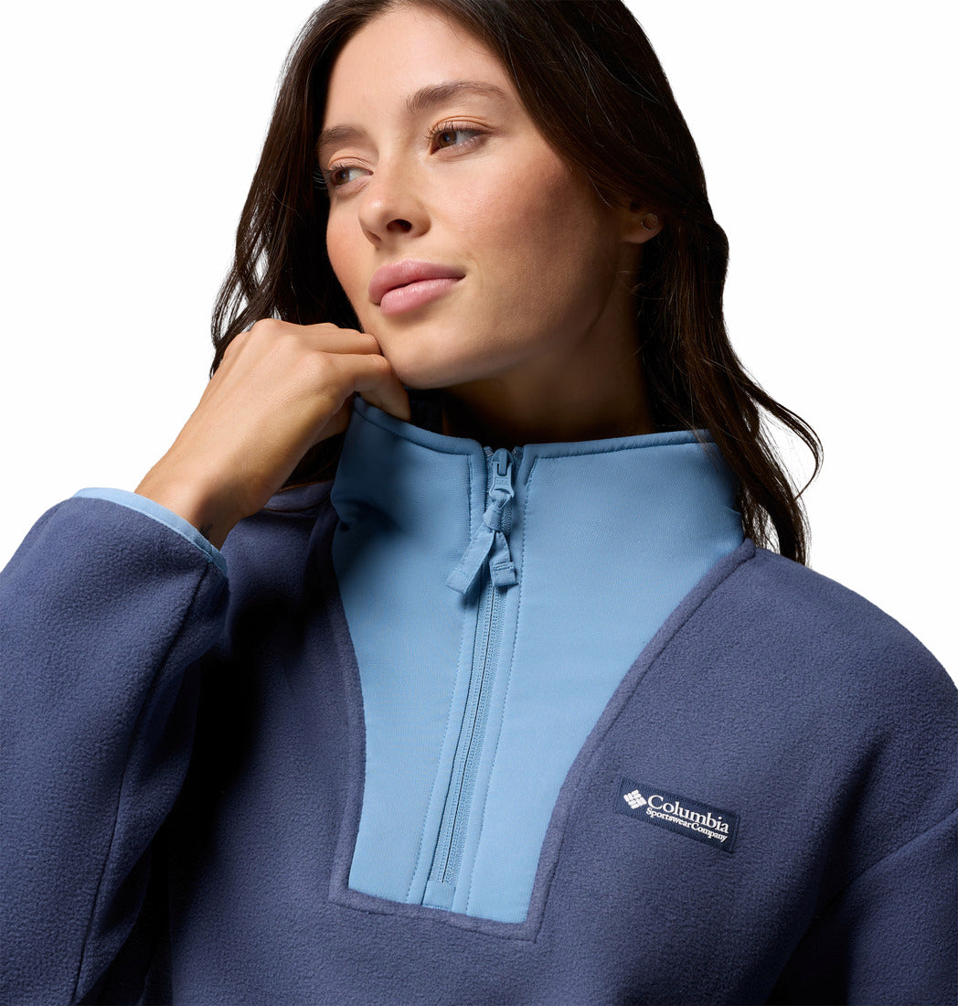 Columbia Women’s Sequoia Grove™ II Half Zip Fleece Navy Rainy Day
