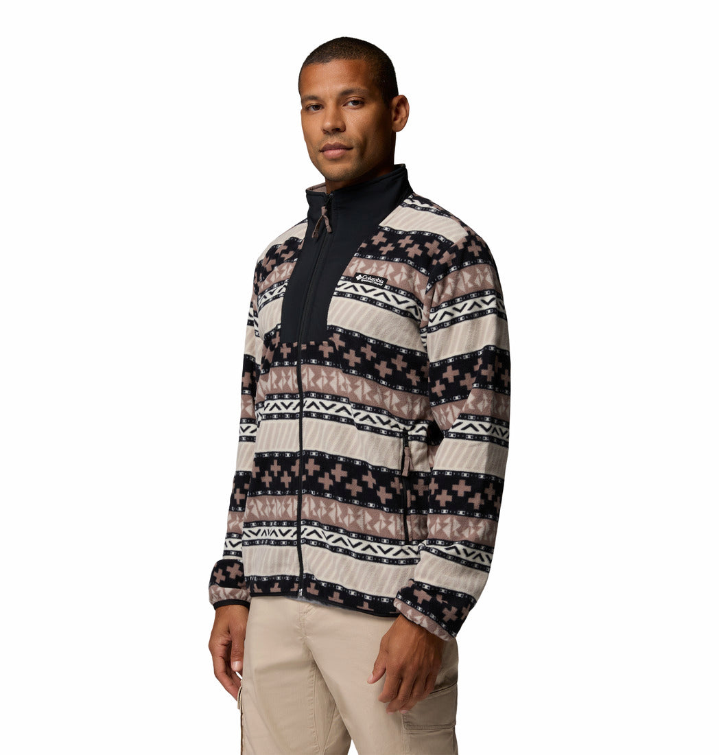 Columbia Men's Sequoia Grove™ II Printed Fleece Jacket Black Wizard