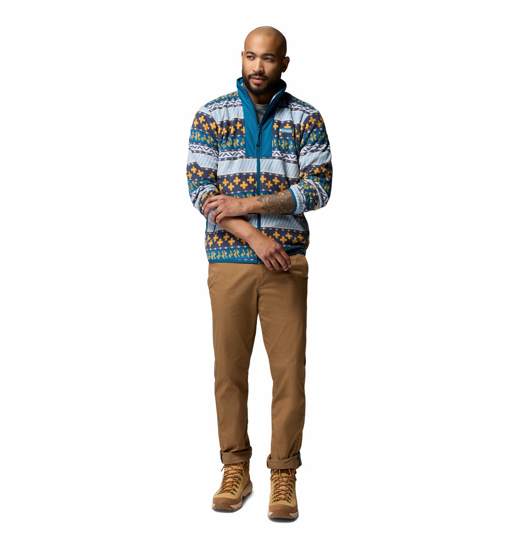 Columbia Men's Sequoia Grove™ II Printed Fleece Jacket Phoenix Blue