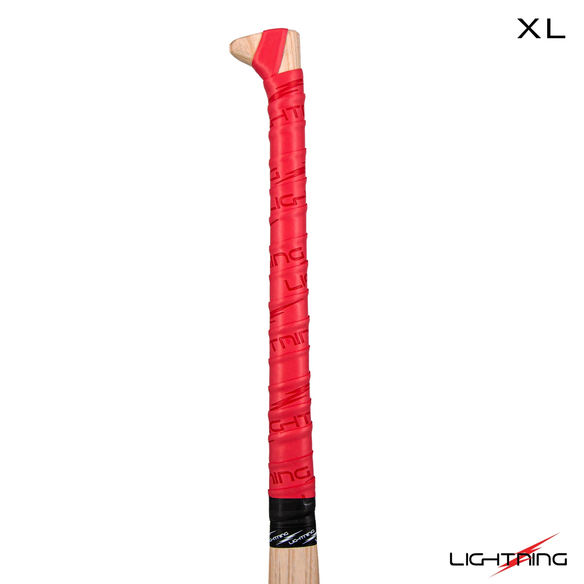 LS Lightning XL Self Coloured Embossed Hurling Grip Red