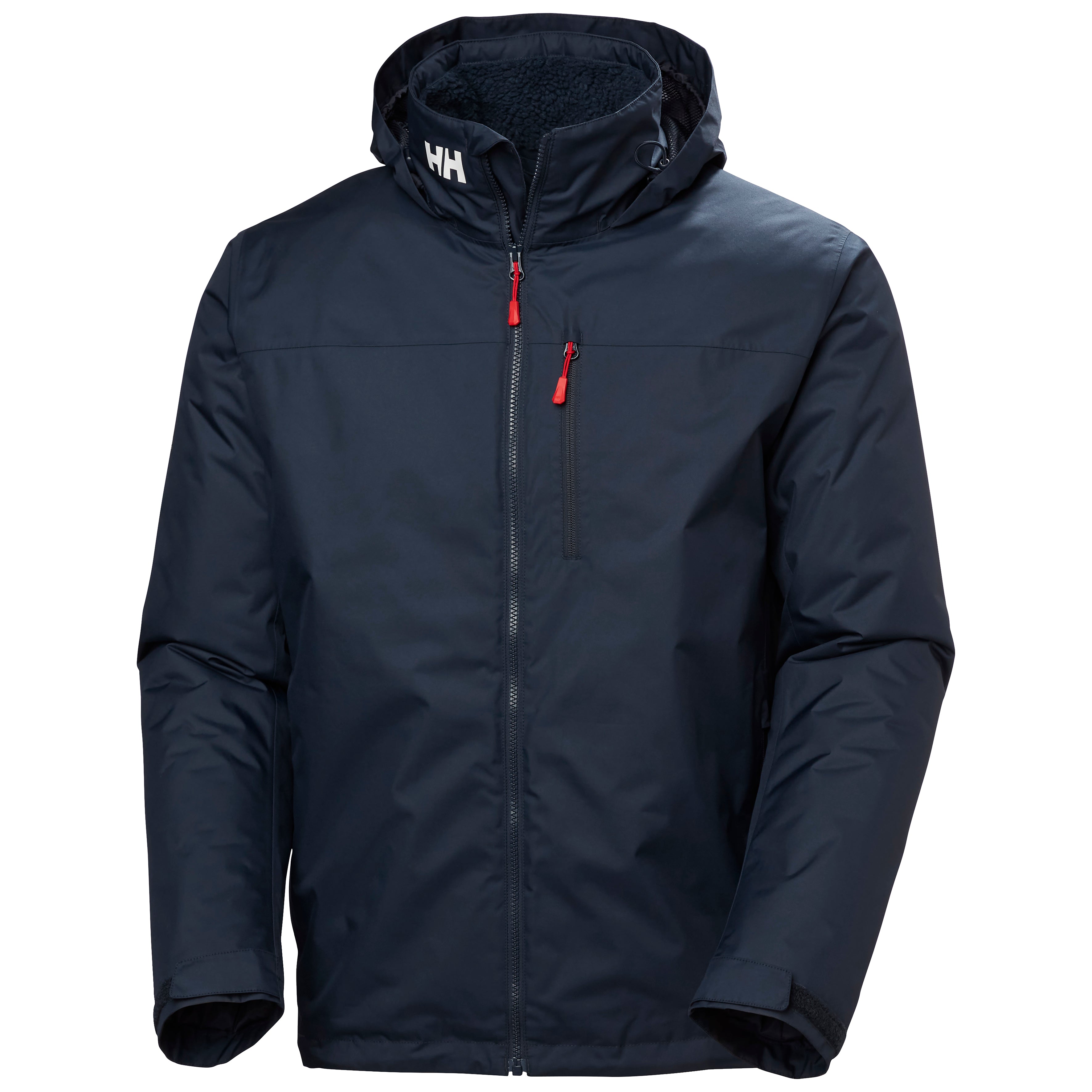 Helly Hansen Men's Crew Hooded Pile Jacket Navy