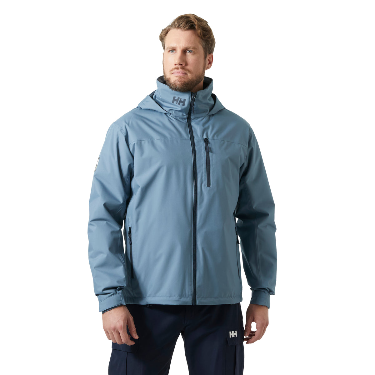 Helly Hansen Crew Hooded Midlayer Jacket 2.0 Washed Navy