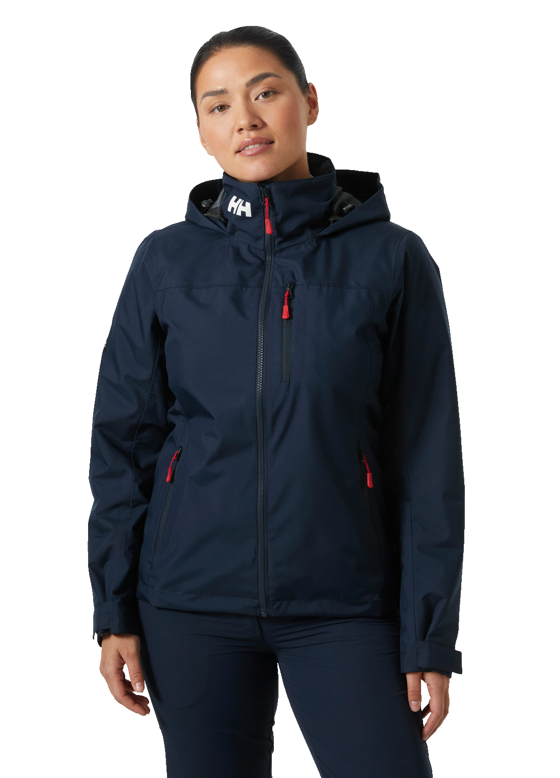 Helly Hansen Women's Crew Hooded Midlayer Jacket 2.0 Navy