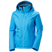 Helly Hansen Women's Crew Hooded Midlayer Jacket 2.0 Cyan