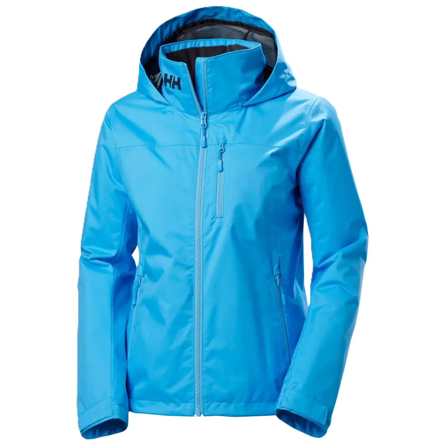 Helly Hansen Women's Crew Hooded Midlayer Jacket 2.0 Cyan