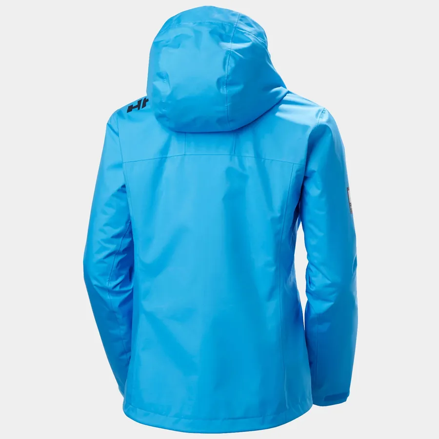 Helly Hansen Women's Crew Hooded Midlayer Jacket 2.0 Cyan