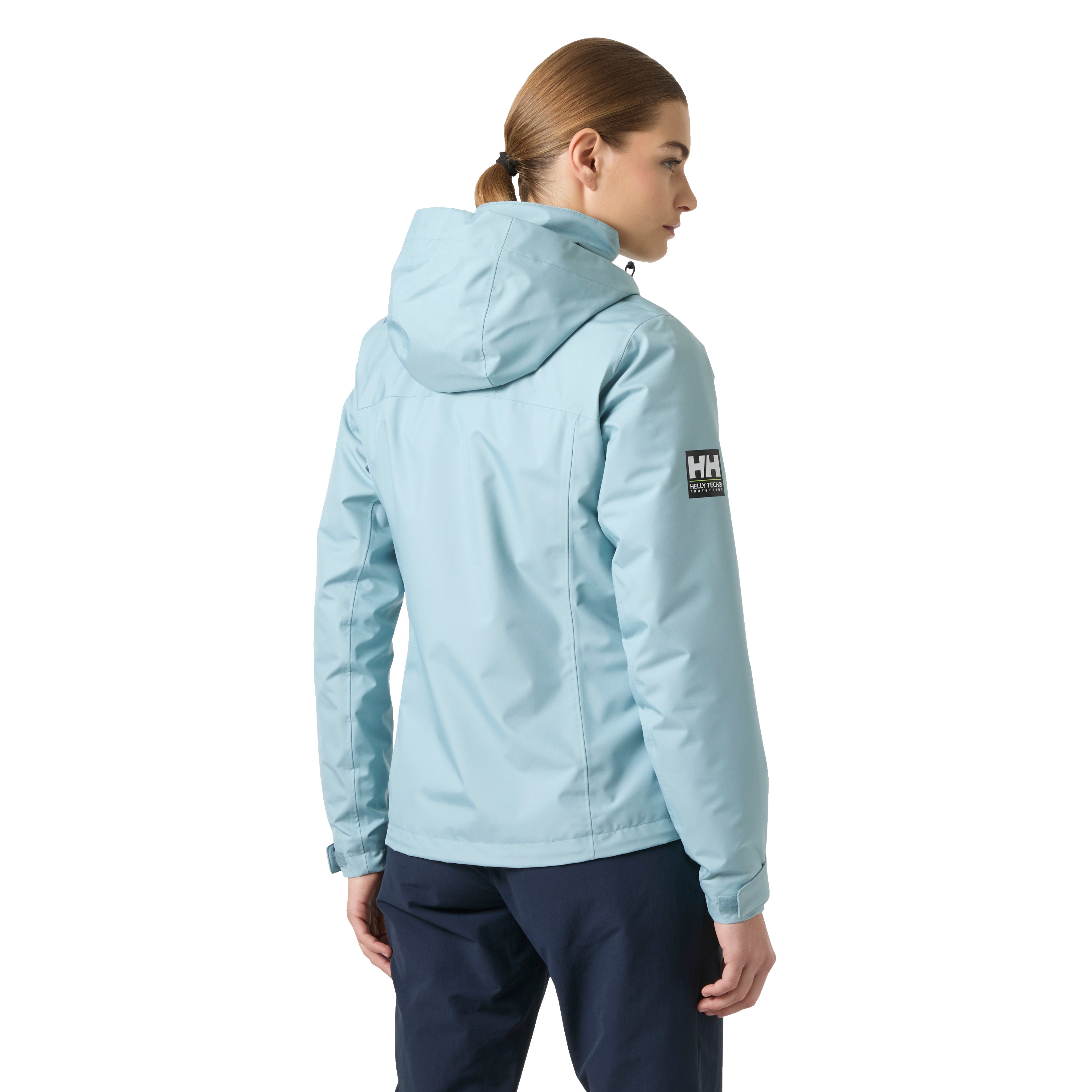 Helly Hansen Women's Crew Hooded Midlayer Jacket 2.0 Windy Blue