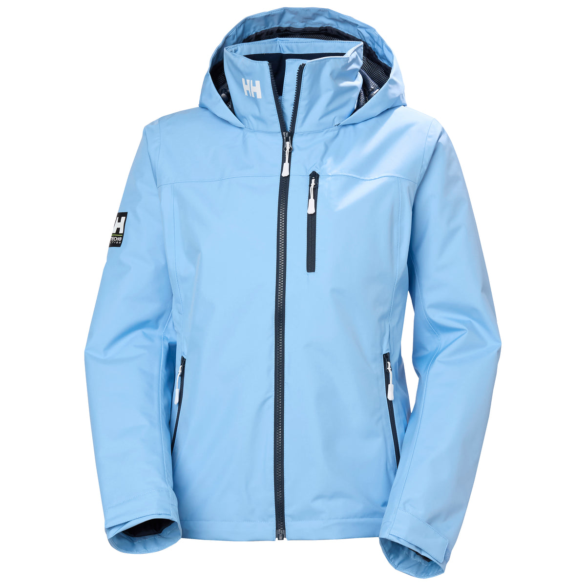 Helly Hansen Women's Crew Hooded Midlayer Jacket 2.0 Bright Blue