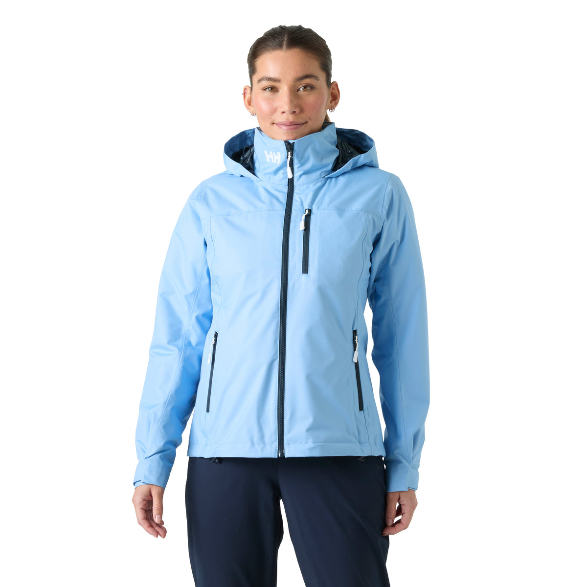 Helly Hansen Women's Crew Hooded Midlayer Jacket 2.0 Bright Blue