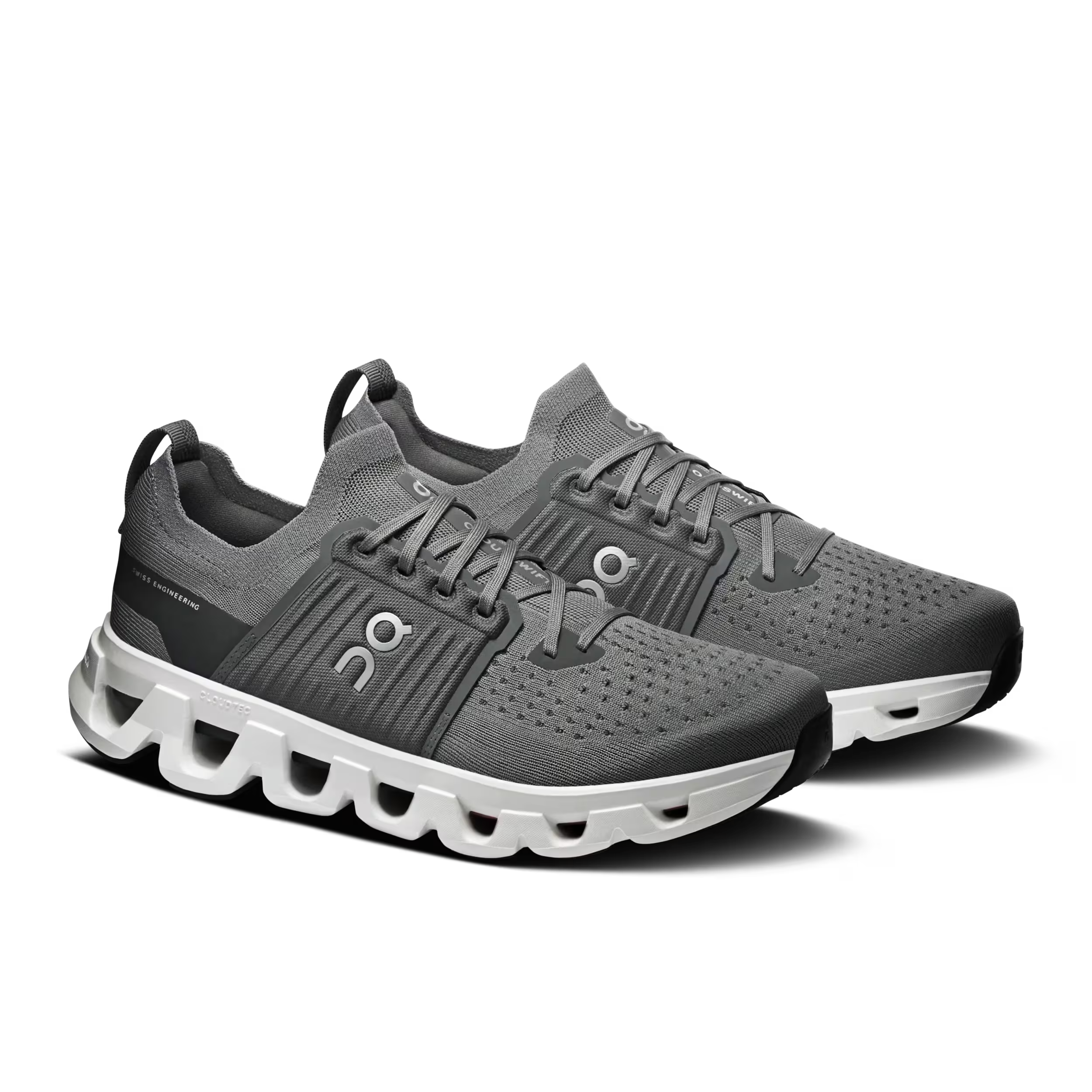 On Cloudswift 4 Men's Running Shoes Rock White