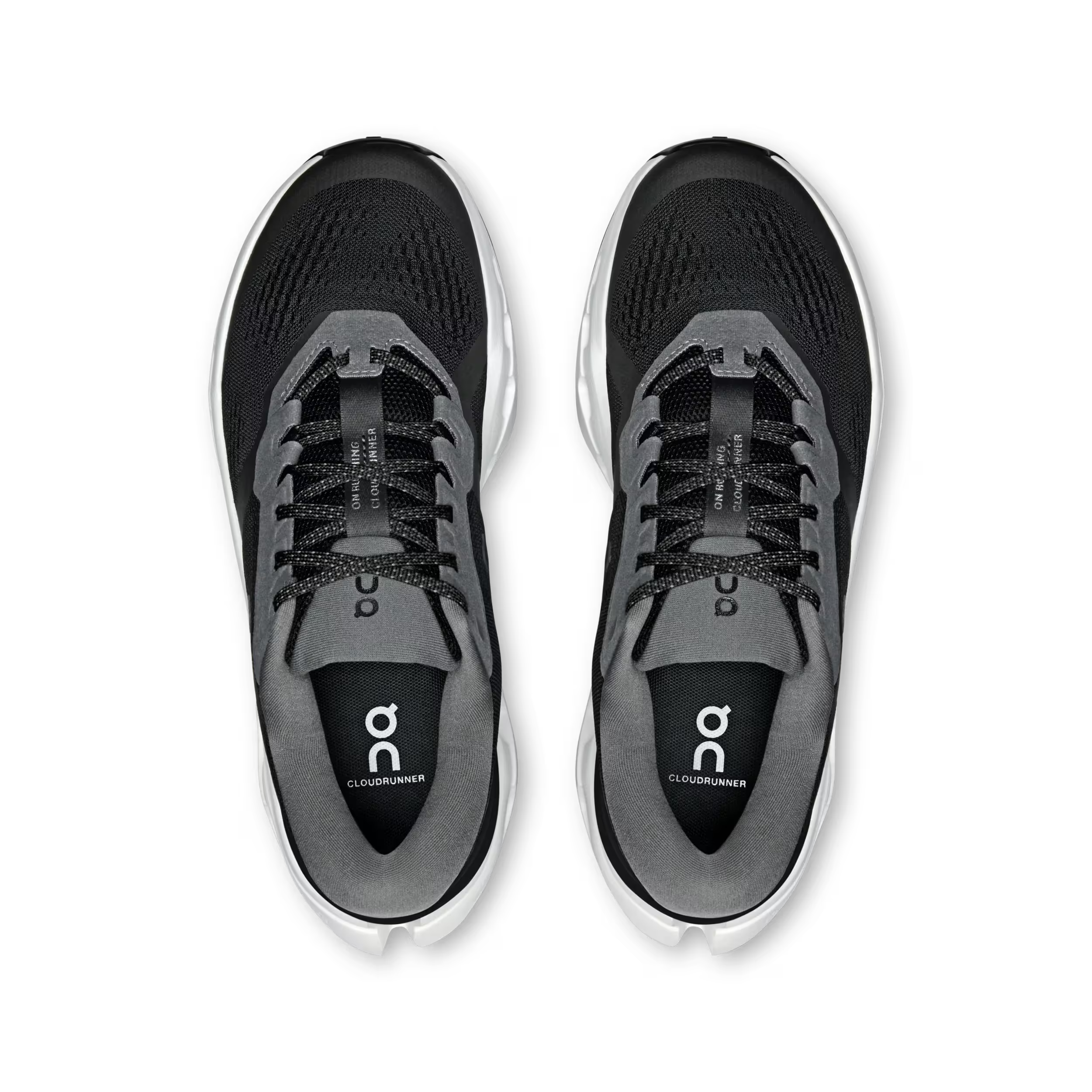 On Cloudrunner 3 Men's Running Shoes Black White