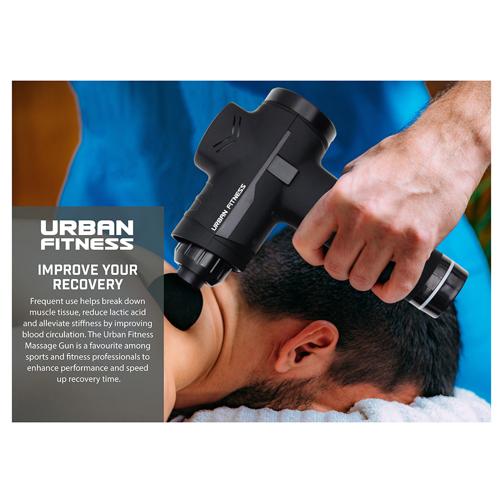 Urban Fitness Massage Gun Black