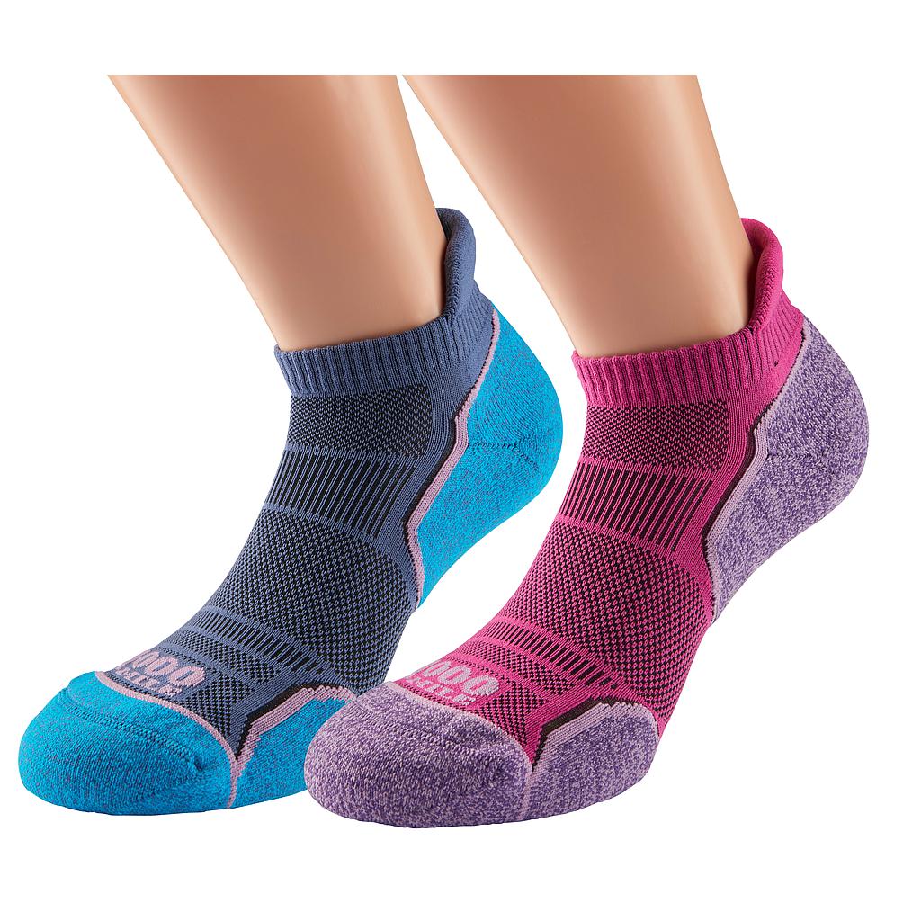 1000 Mile Run Socklet Twin Pack Women's